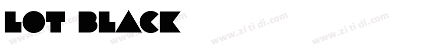 Lot Black字体转换